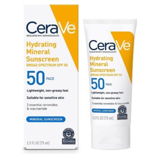 CeraVe Hydrating Mineral Sunscreen 75ml