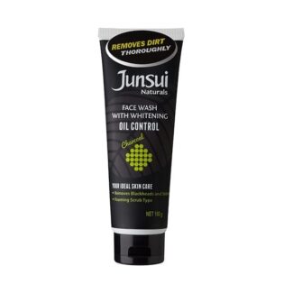 Junsui Naturals With Whitening Oil Control Charcoal Face Wash – 100g