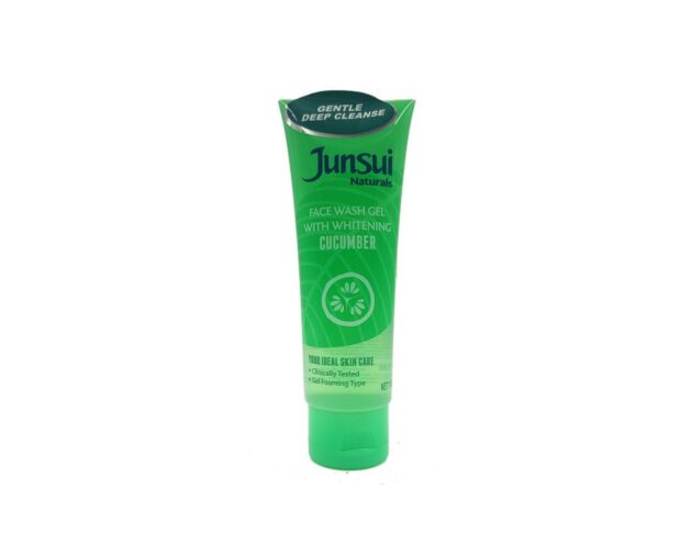Junsui Naturals With Whitening Cucumber Face Wash Gel – 100g