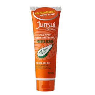 Junsui Papaya Whitening Face Wash With Scrub – 100g