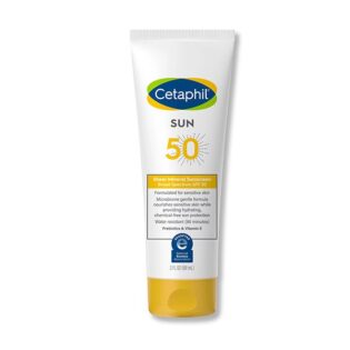 Sunscreen lotion Cetaphil sun 50 sheer mineral sunscreen 89ml