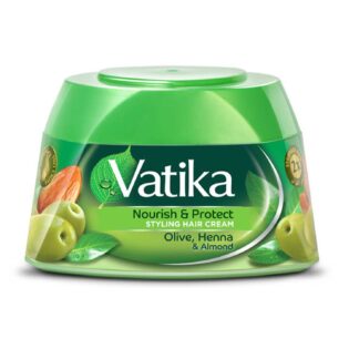 Vatika Nourish and Protect Olive, Henna & Almond Hair Cream 140ml