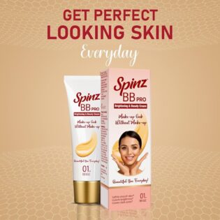 Spinz BB Pro Brightening and Beauty Fairness Cream (Beige 01)